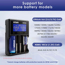 Smart charger for 16340 flashlight batteries