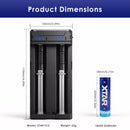 Compact Size of 18650 Battery and Charger Set