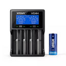 XTAR 26650 5200mAh Battery and 4-Bay 3A Charger Kit