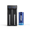 XTAR 26650 5200mAh Battery with Adjustable 2A Universal Charger
