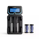 XTAR 2A fast charger and 650mAh 16340 battery kit for various devices