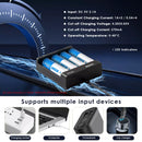 Steady 2A charging via USB for high-capacity 18650 battery