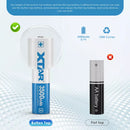 High capacity 3500mAh battery button top detail
