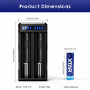 Compact size of 3A charger and 2600mAh battery
