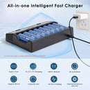 Safety protection system for 3A fast charging of high-capacity batteries