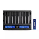 XTAR 3A LCD smart charger and 5000mAh 21700 high-capacity battery kit
