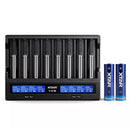 XTAR 3A LCD smart charger and 5000mAh 21700 high-capacity battery kit