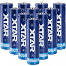 XTAR 8650 2600mAh Button Top Rechargeable Battery