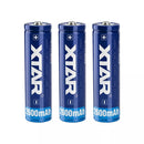 XTAR 8650 2600mAh Button Top Rechargeable Battery