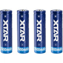 XTAR 8650 2600mAh Button Top Rechargeable Battery