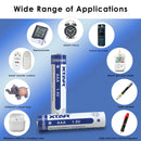 XTAR AAA 1200mWh Li-ion rechargeable batteries applied in smart door locks, game controllers, TV remotes and other household devices.