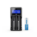 XTAR 18650 3500mAh Battery and LCD Display 2A Charger Kit