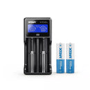 XTAR 18650 3500mAh Battery and LCD Display 2A Charger Kit