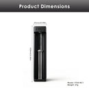 XTAR MC1 charger size – 79mm x 33mm x 27mm, ultra-slim and lightweight.