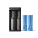 XTAR MC2 dual-slot USB charger with 2x Samsung 50G 5000mAh high-capacity 21700 flat top batteries – high-capacity power kit.