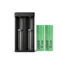 XTAR MC2 dual-slot USB charger with 2x Samsung 50S 5000mAh 20A 21700 flat top batteries – reliable high-power kit for tactical gear and heavy-duty tools.