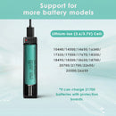 XTAR MC4S charger supports 18650, 21700, 26650, 18350, 16340, 14500 – wide Li-ion compatibility.