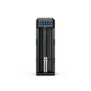 XTAR SC1 Type-C single slot battery charger with 2A fast charging, compact design for 18650, 21700 and 26650 Li-ion batteries.