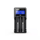 XTAR VC2L 2-Bay LCD Display Smart Universal Charger