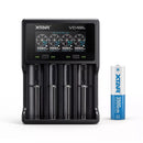 XTAR VC4SL 4-bay smart charger with 18650 battery kit