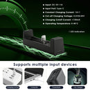 VC4SL 1A per slot with LCD, MC1 1A with LED – both USB powered for versatile travel charging.