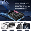 VC4SL 1A per slot with LCD, MC1 1A with LED – both USB powered for versatile outdoor charging.