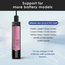 XTAR VC4SL and MC1 charger compatibility – both support 18650, 21700, 26650, 18350, 16340, 14500.