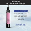 XTAR VC4SL and MC1 charger compatibility – both support 18650, 21700, 26650, 18350, 16340, 14500.