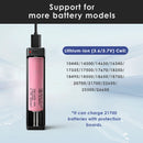 XTAR VC4SL and MC1 charger compatibility – both support 18650, 21700, 26650, 18350, 16340, 14500.