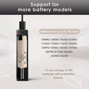 XTAR VC4SL and MC1 charger compatibility – both support 18650, 21700, 26650, 18350, 16340, 14500.