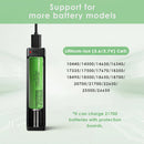 XTAR VC4SL and MC1 charger compatibility – both support 18650, 21700, 26650, 18350, 16340, 14500.