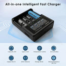 XTAR VC4SL and MC1 safety protections – reverse polarity, overcharge, short-circuit protection, and VC4SL adds 0V activation.
