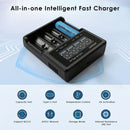 XTAR VC4SL and MC1 safety protections – reverse polarity, overcharge, short-circuit, and VC4SL adds 0V activation.