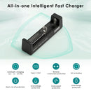 XTAR VC4SL and MC1 safety protections – reverse polarity, overcharge, short-circuit, and VC4SL adds 0V activation.