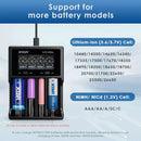 VC4SL charger compatible battery size infographic