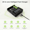 XTAR VC4SL safety – reverse polarity, overcharge, short circuit, and over-temperature protection.