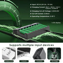 XTAR VC8 charging current – up to 3A (single slot) with QC 3.0, USB-C input for fast charging from wall adapters, power banks, or laptops.