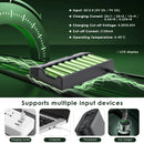 XTAR VC8 charging current – up to 3A (single slot) with QC 3.0, USB-C input for fast charging.