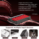 XTAR VC8 charging current – up to 3A (single slot) with QC 3.0, USB-C input for fast charging.