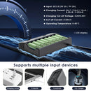 XTAR VC8 charging current – up to 3A (single slot) with QC 3.0, USB-C input for fast charging.