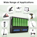 XTAR VC8 charger and Sony VTC5 flat top batteries powering vapes, flashlights, and EDC gear.